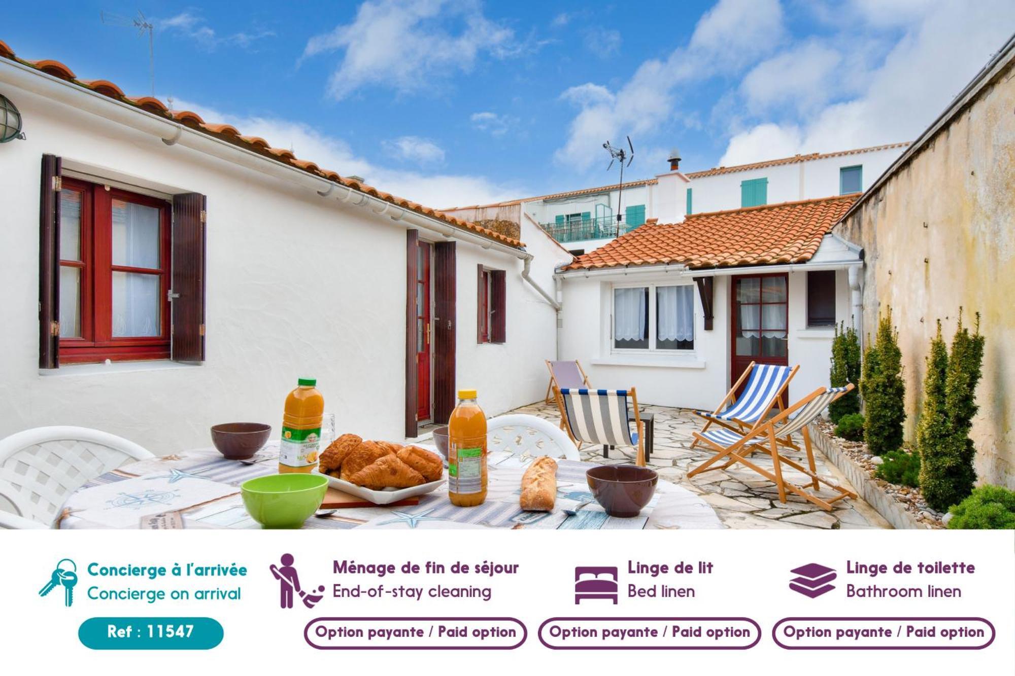 Centre Ville - Maison Pour 4 Avec Belle Cour Noirmoutier-en-l'Ile Ngoại thất bức ảnh